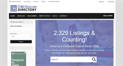 Desktop Screenshot of child-daycare-directory.com